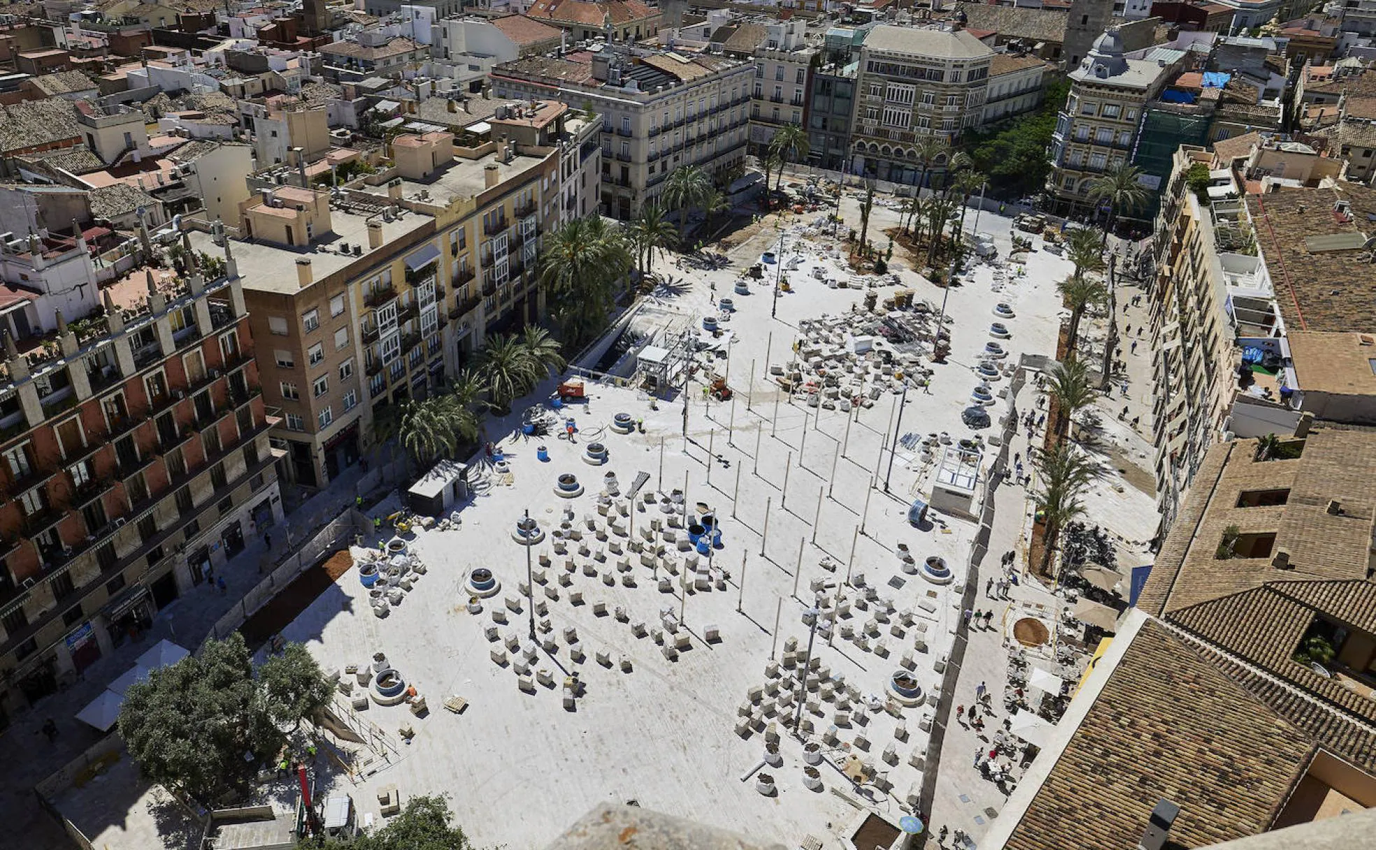 Plaza De La Reina De Valencia | La Plaza De La Reina, A Vista De Pájaro ...